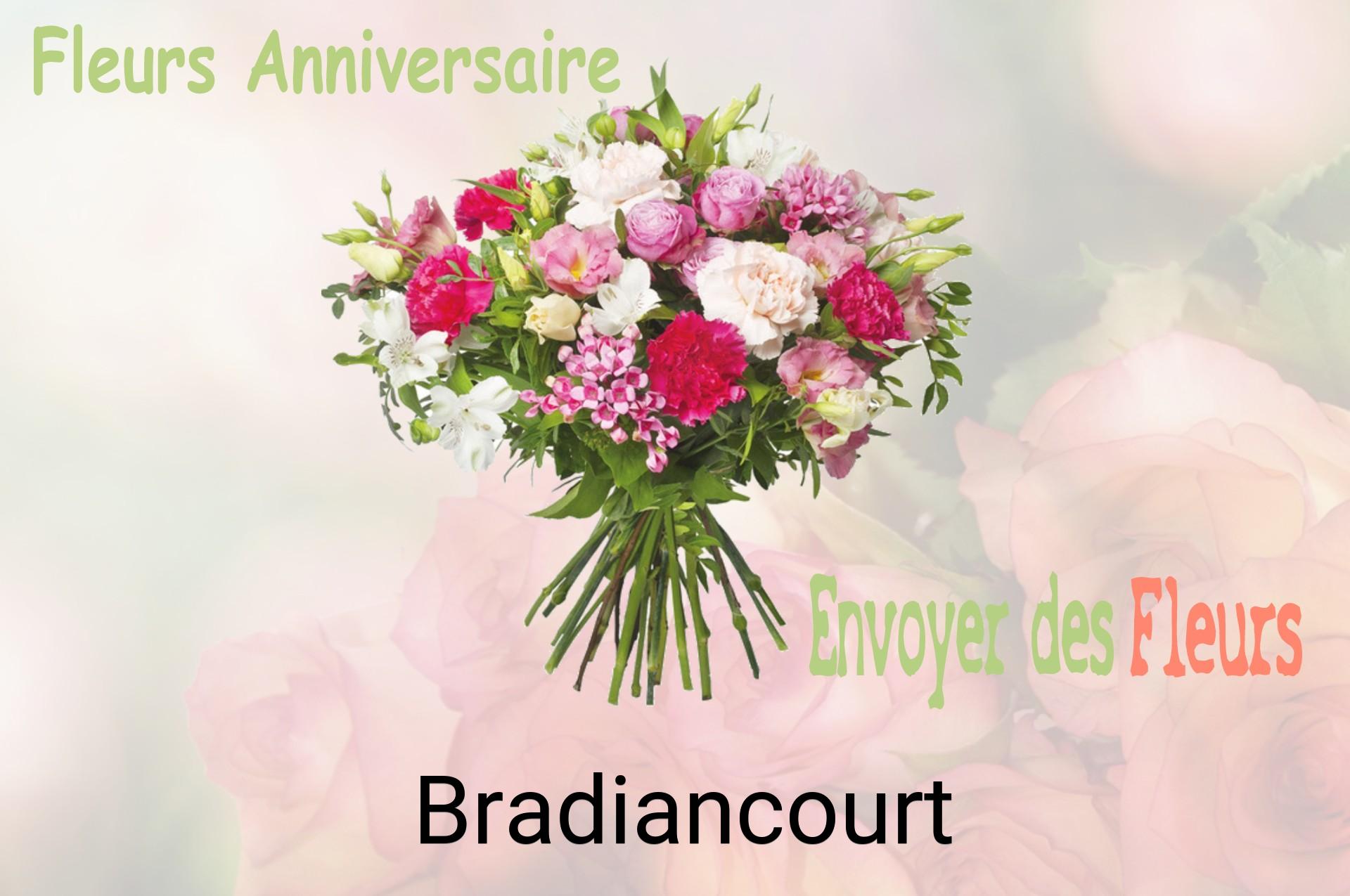 Bouquet de fleurs d’anniversaire livré à Bradiancourt